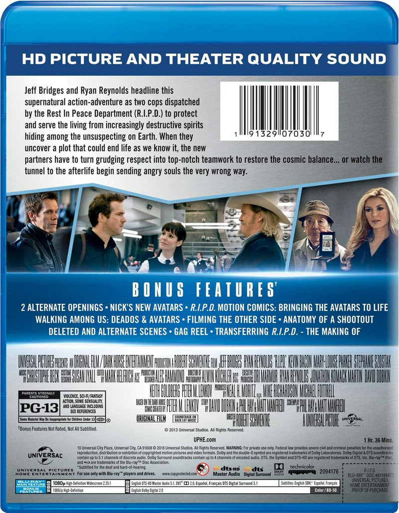 R.I.P.D. [Blu-ray]