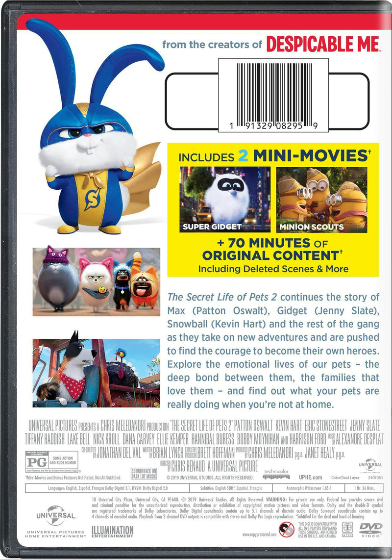The Secret Life of Pets 2 [DVD]