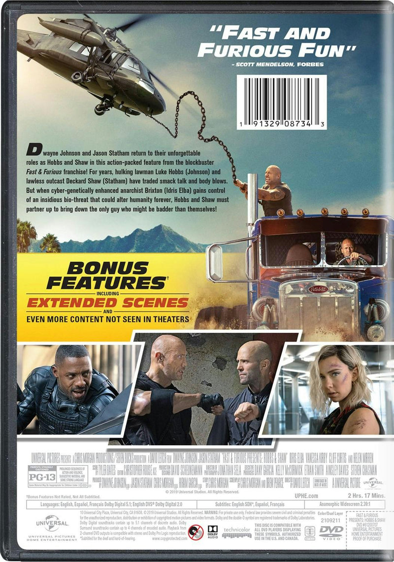 Fast & Furious Presents: Hobbs & Shaw (DVD) [DVD]
