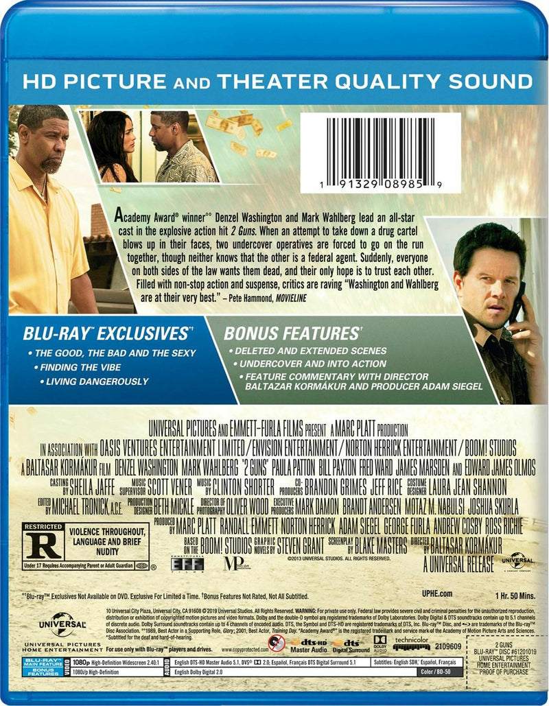 2 Guns (Blu-ray New Box Art) [Blu-ray]
