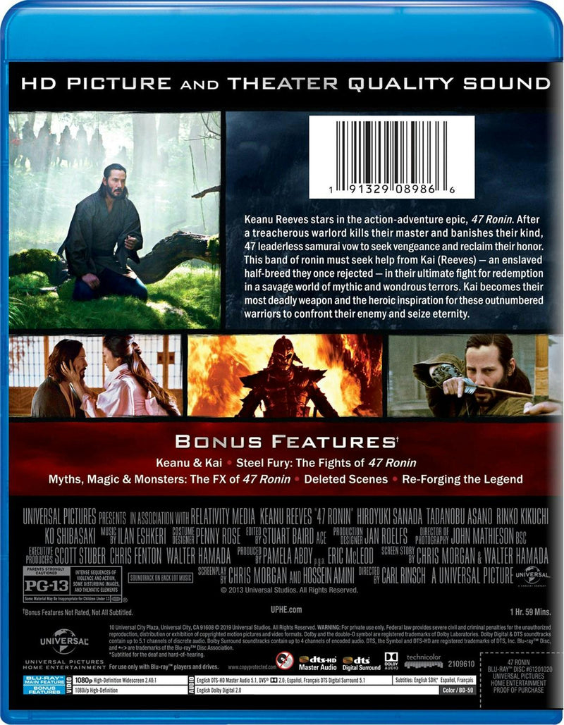 47 Ronin (2019) [Blu-ray]