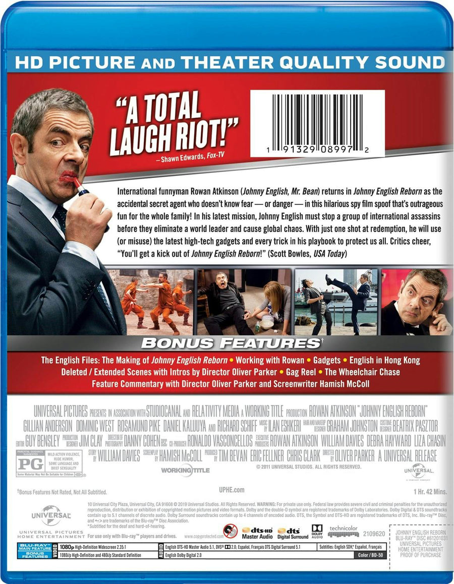 Johnny English Reborn (Blu-ray New Box Art) [Blu-ray]