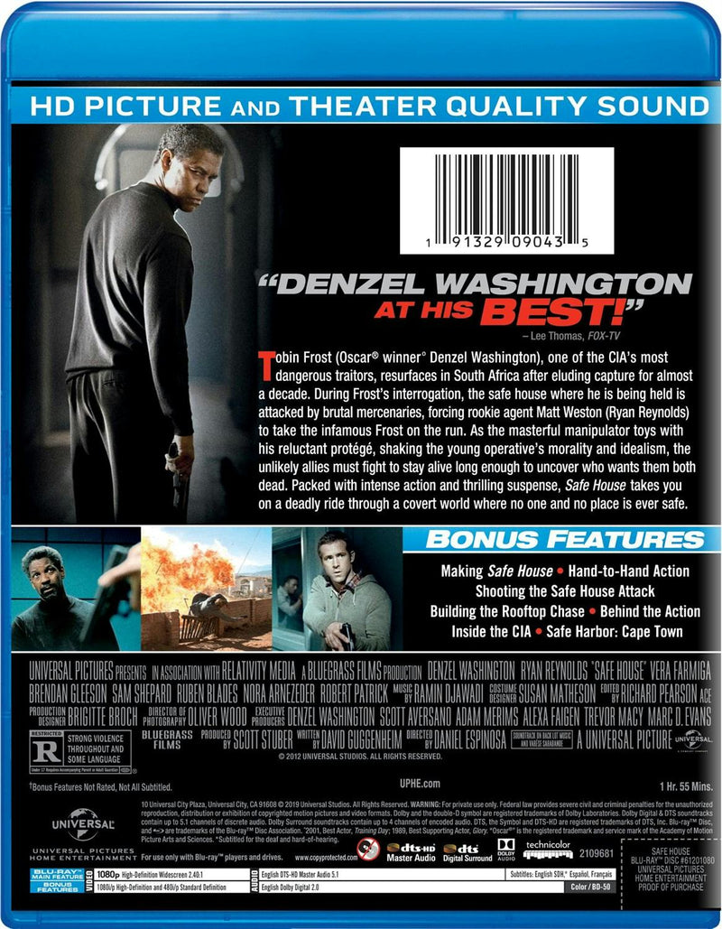 Safe House (Blu-ray New Box Art) [Blu-ray]