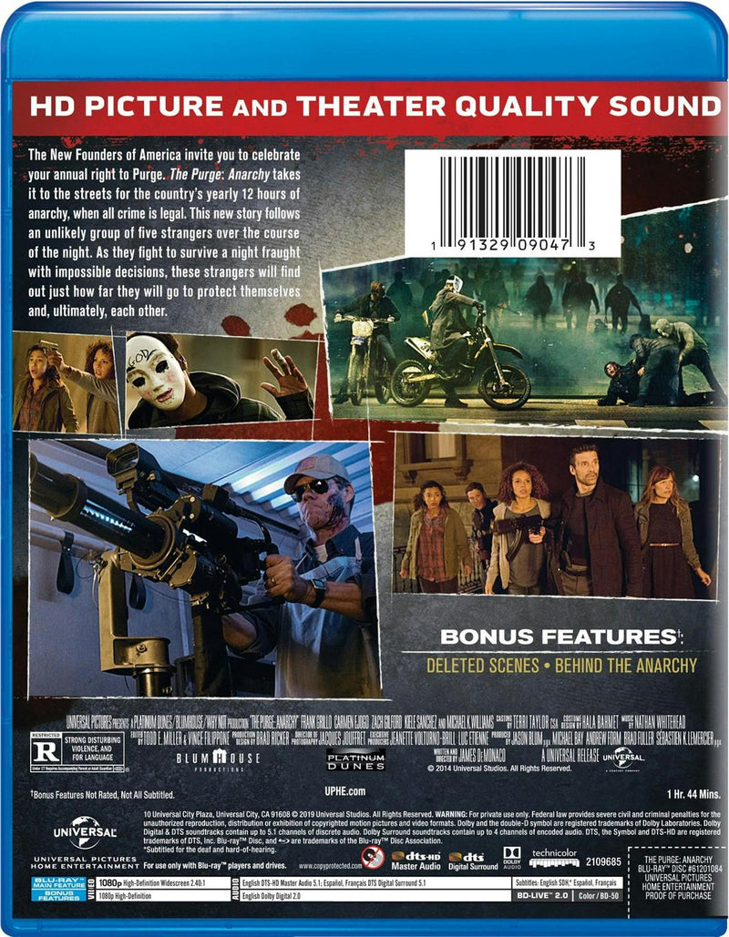 The Purge: Anarchy (Blu-ray New Box Art) [Blu-ray]