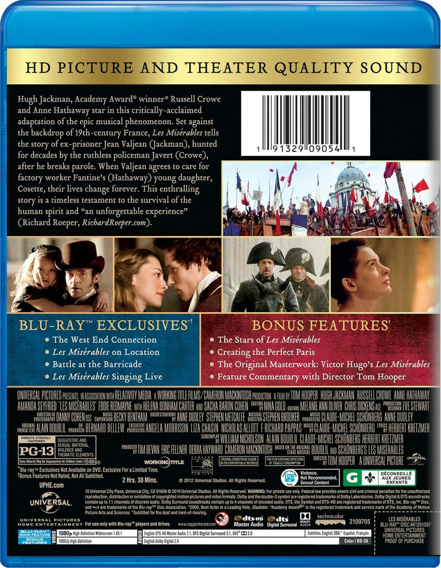 Les Misérables (Blu-ray New Box Art) [Blu-ray]