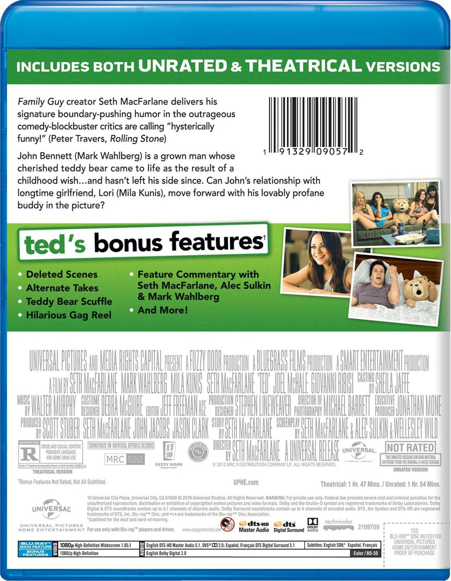 Ted (Blu-ray New Box Art) [Blu-ray]