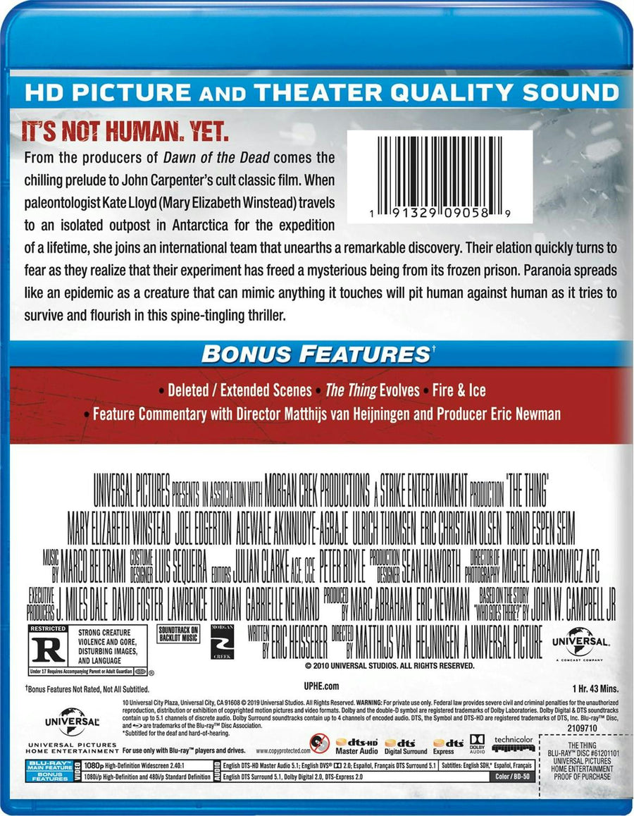 The Thing (Blu-ray New Box Art) [Blu-ray]
