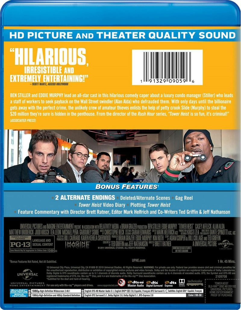Tower Heist (Blu-ray New Box Art) [Blu-ray]