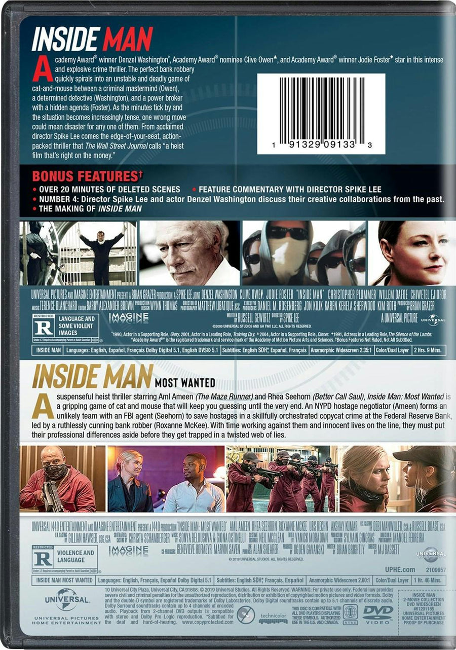 Inside Man: 2-Movie Collection (DVD Double Feature) [DVD]