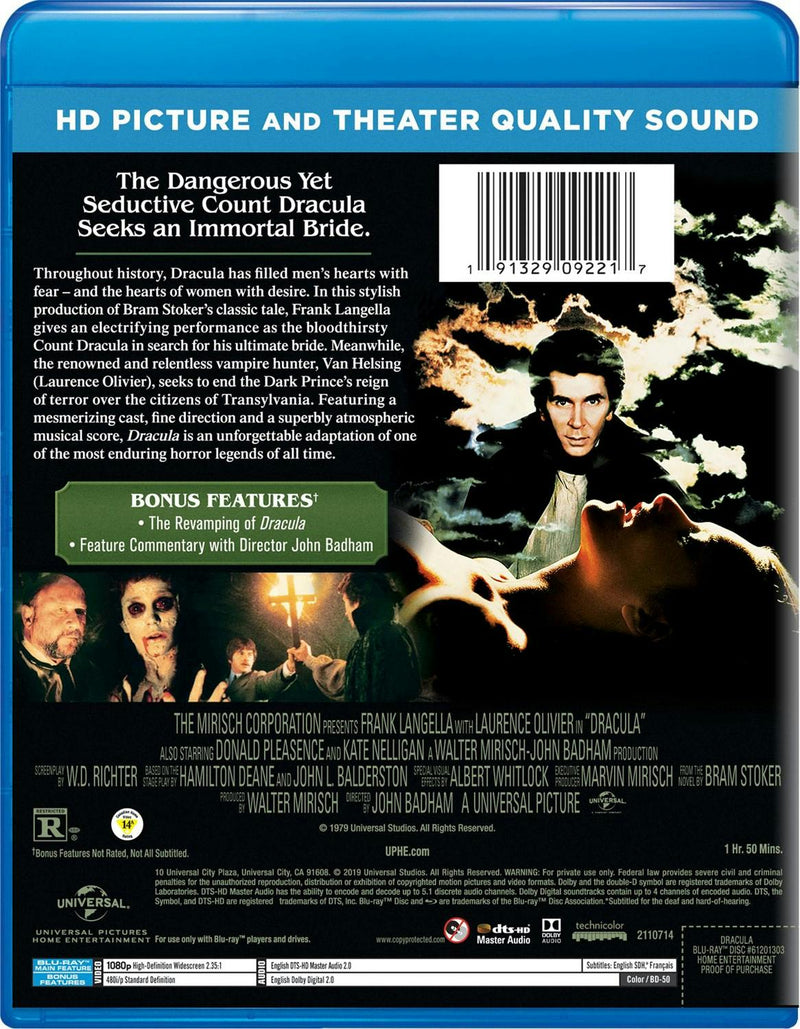 Dracula (1979) [Blu-ray]