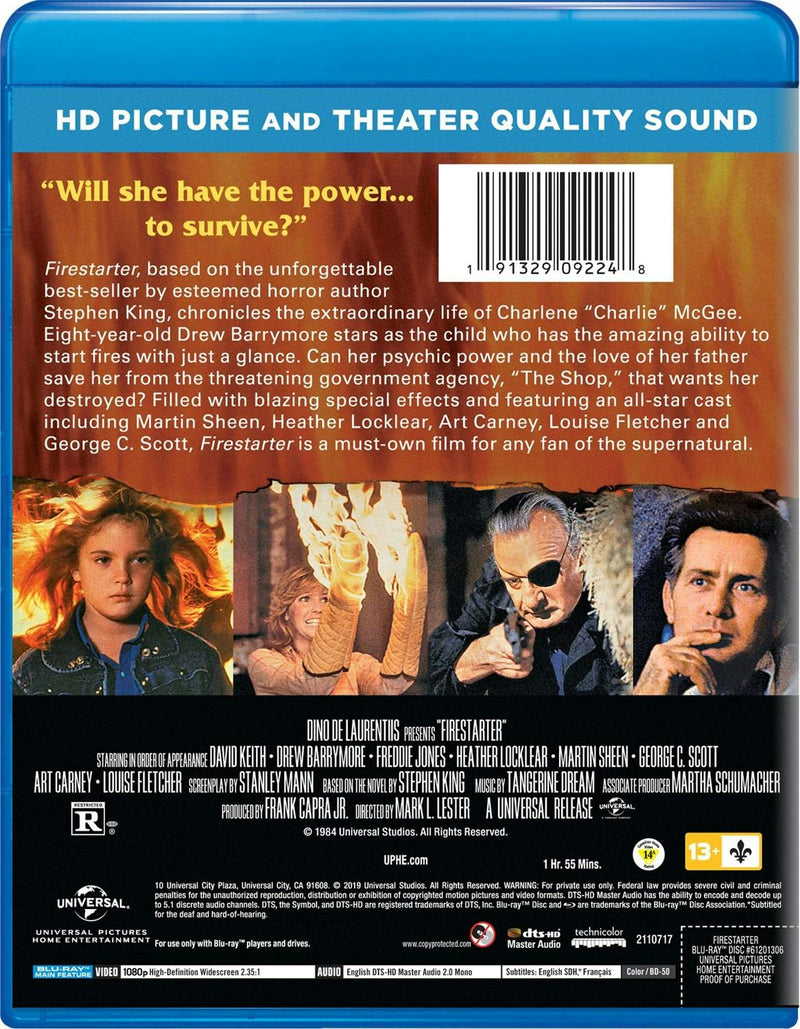 Firestarter [Blu-ray]