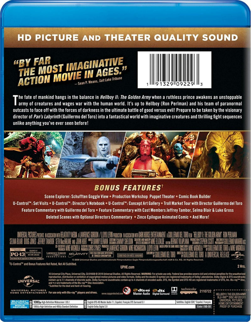 Hellboy 2 - The Golden Army [Blu-ray]