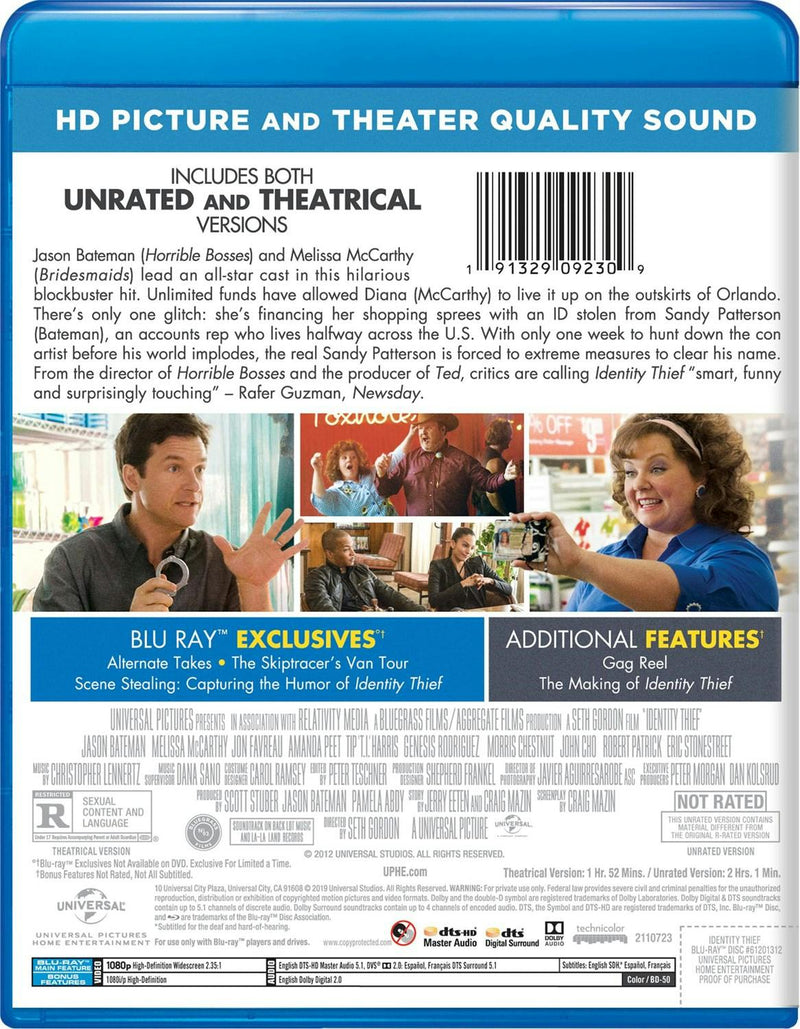 Identity Thief [Blu-ray]