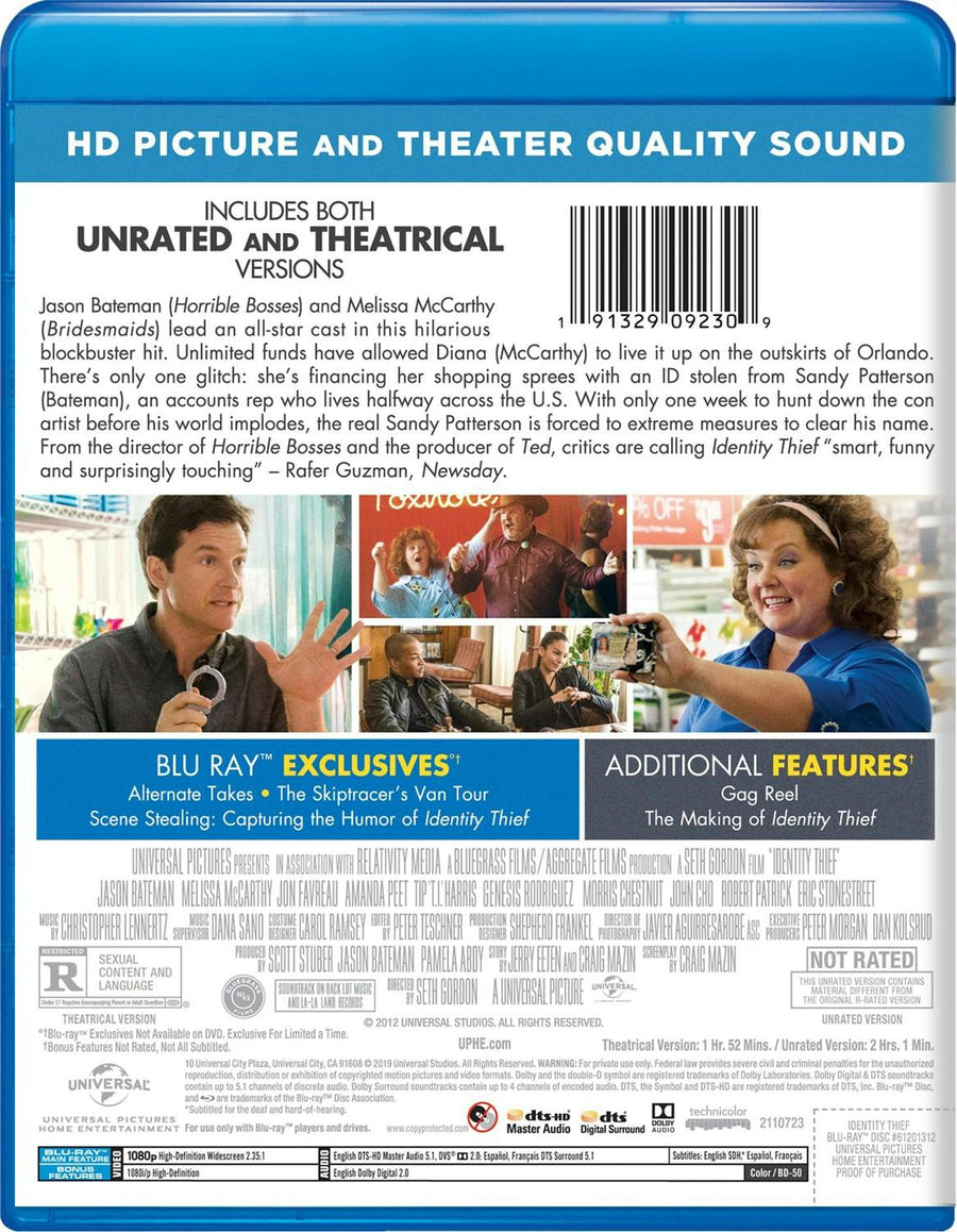Identity Thief [Blu-ray]