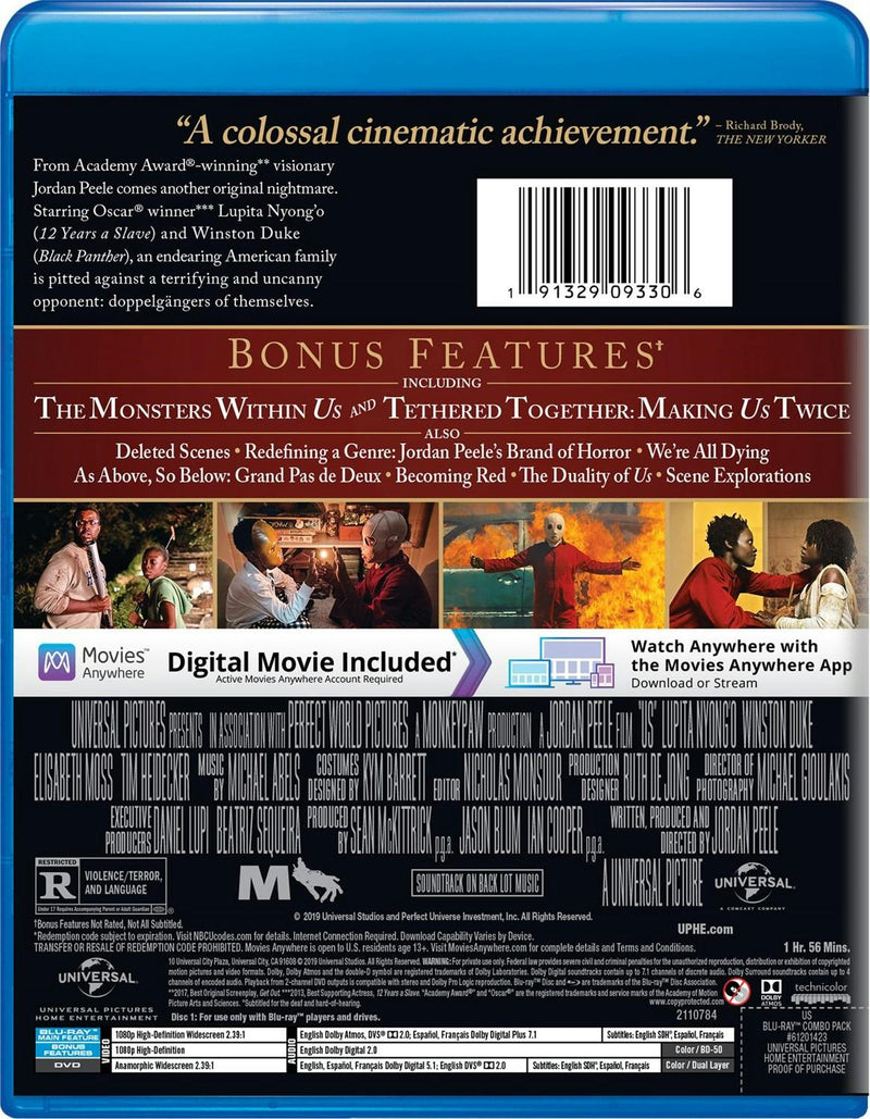 Us (DVD + Digital) [Blu-ray]