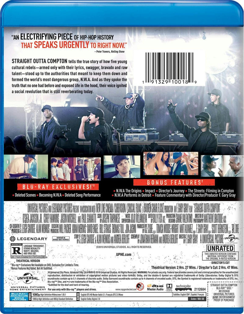 Straight Outta Compton (Blu-ray Director's Cut) [Blu-ray]