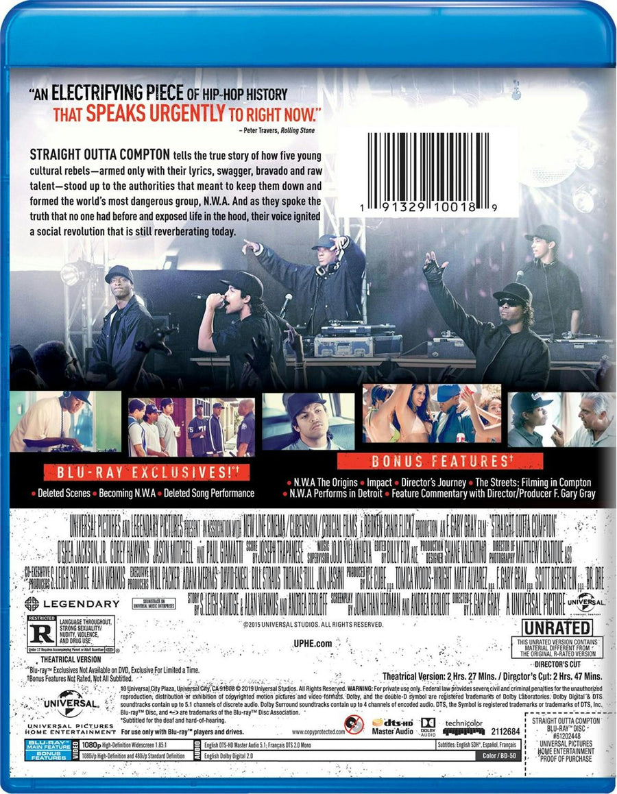 Straight Outta Compton (Blu-ray Director's Cut) [Blu-ray]