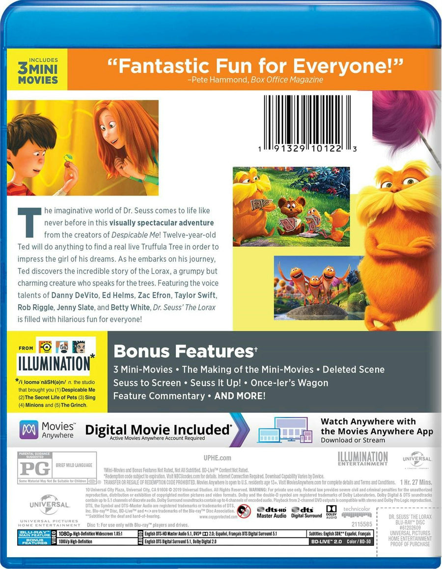 The Lorax [Blu-ray]