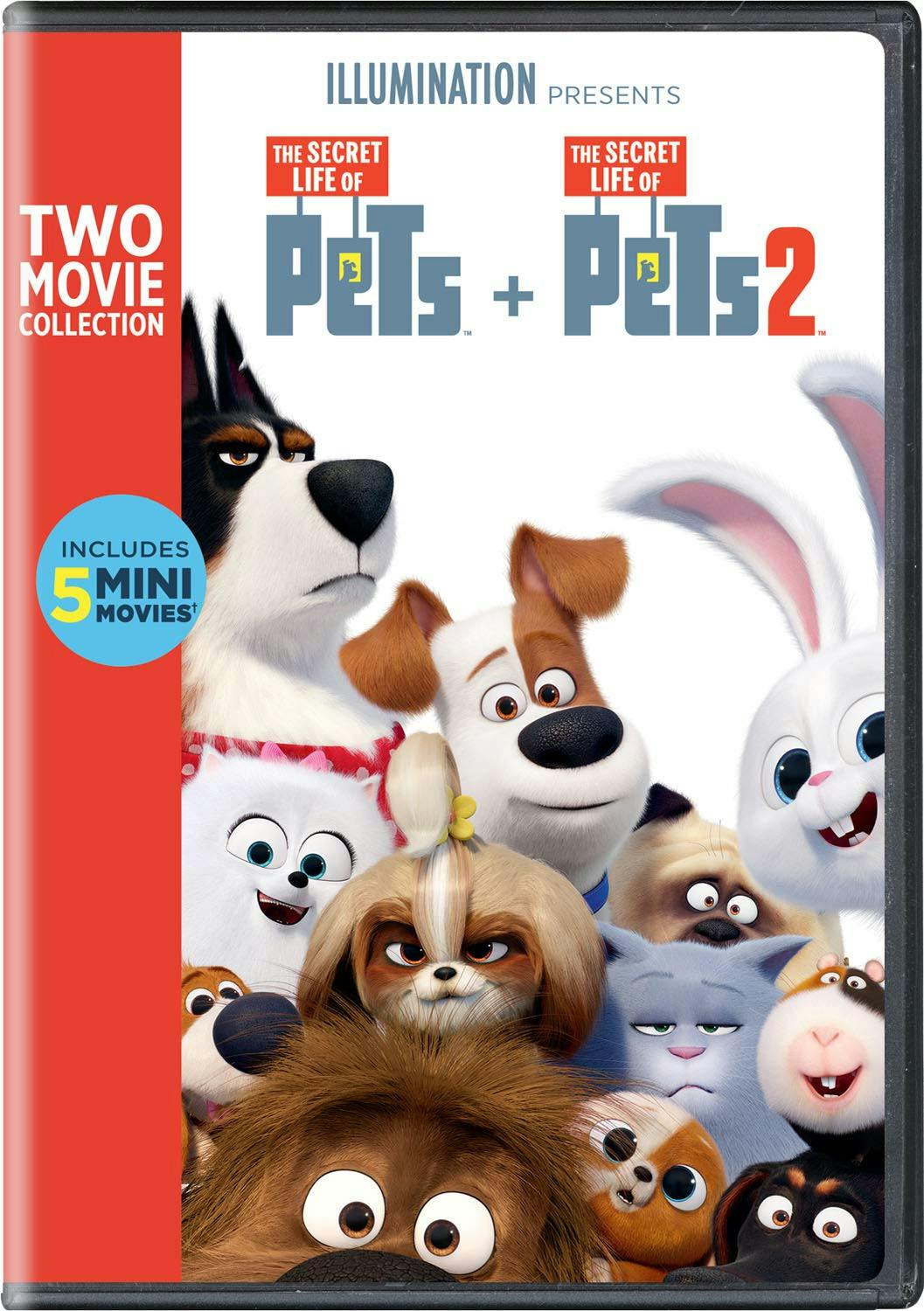 The Secret Life of Pets 1 & 2 (DVD Double Feature) [DVD] – GRUV