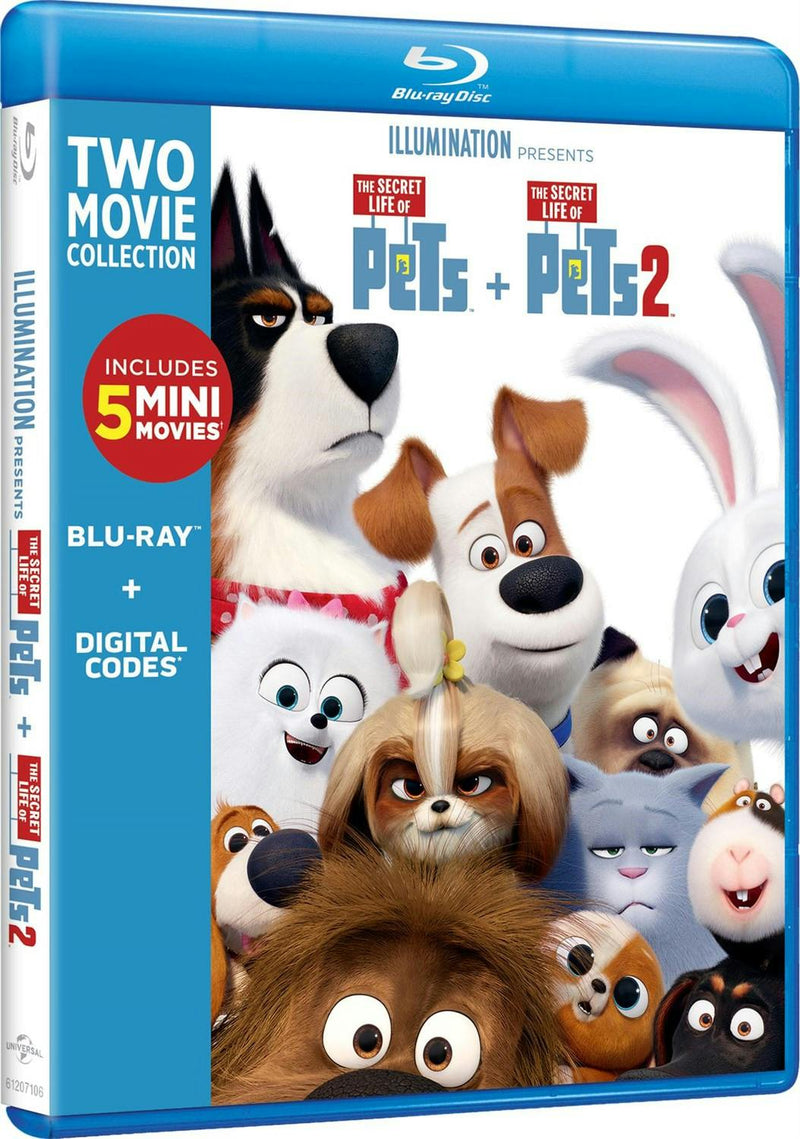 The Secret Life of Pets 1 & 2 (Blu-ray Double Feature) [Blu-ray]