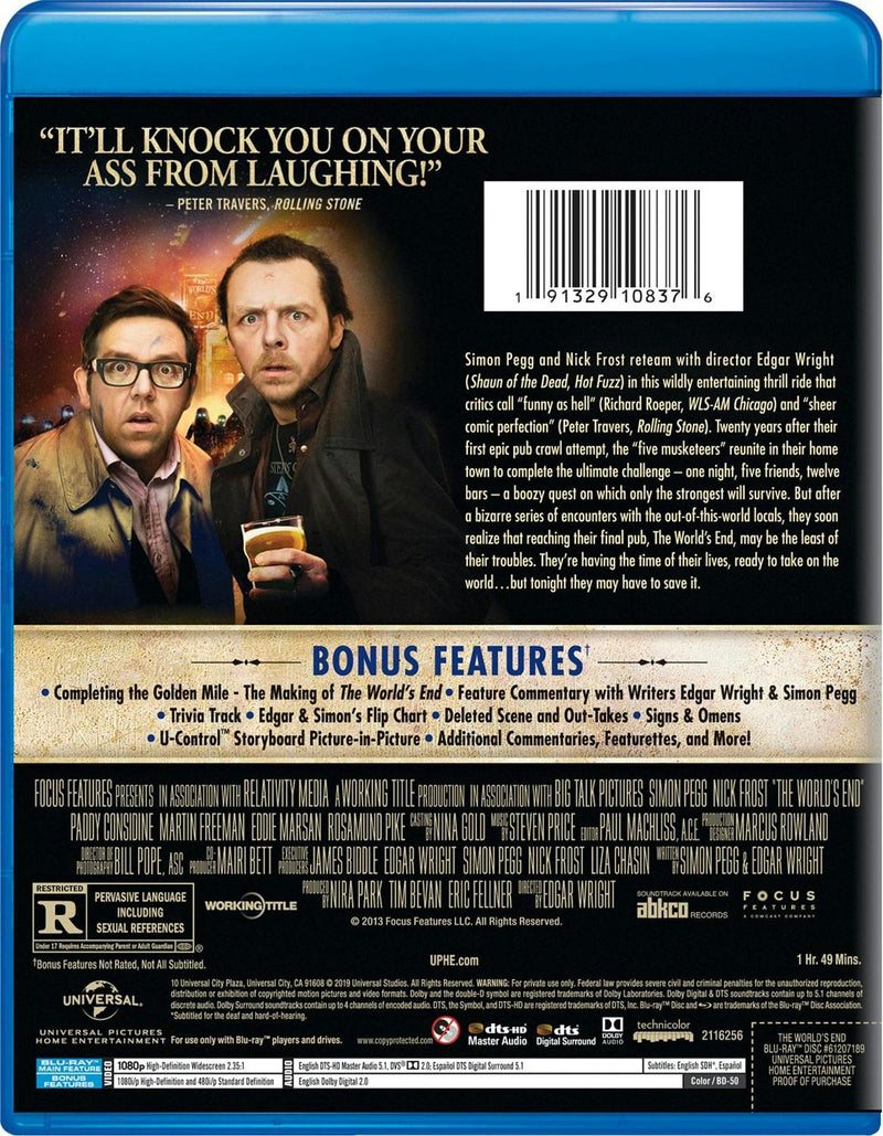 The World's End (Blu-ray New Box Art) [Blu-ray]