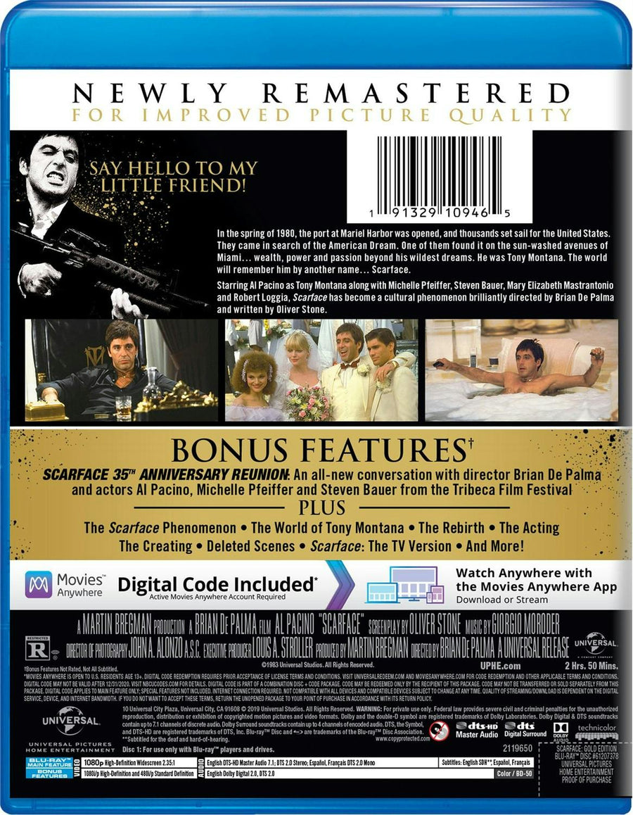 Scarface (1983) (Gold Edition) [Blu-ray]