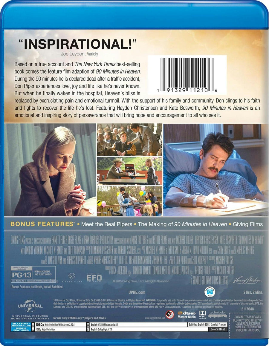 90 Minutes in Heaven (Blu-ray New Box Art) [Blu-ray]