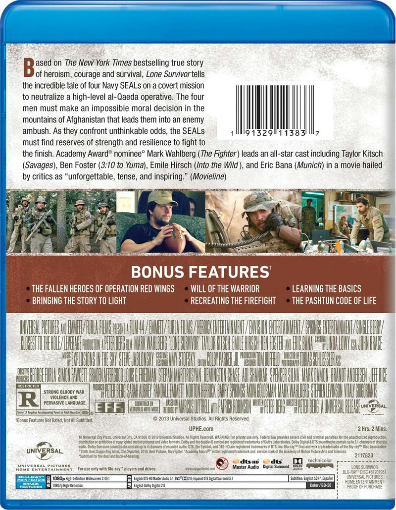 Lone Survivor (Blu-ray New Box Art) [Blu-ray]