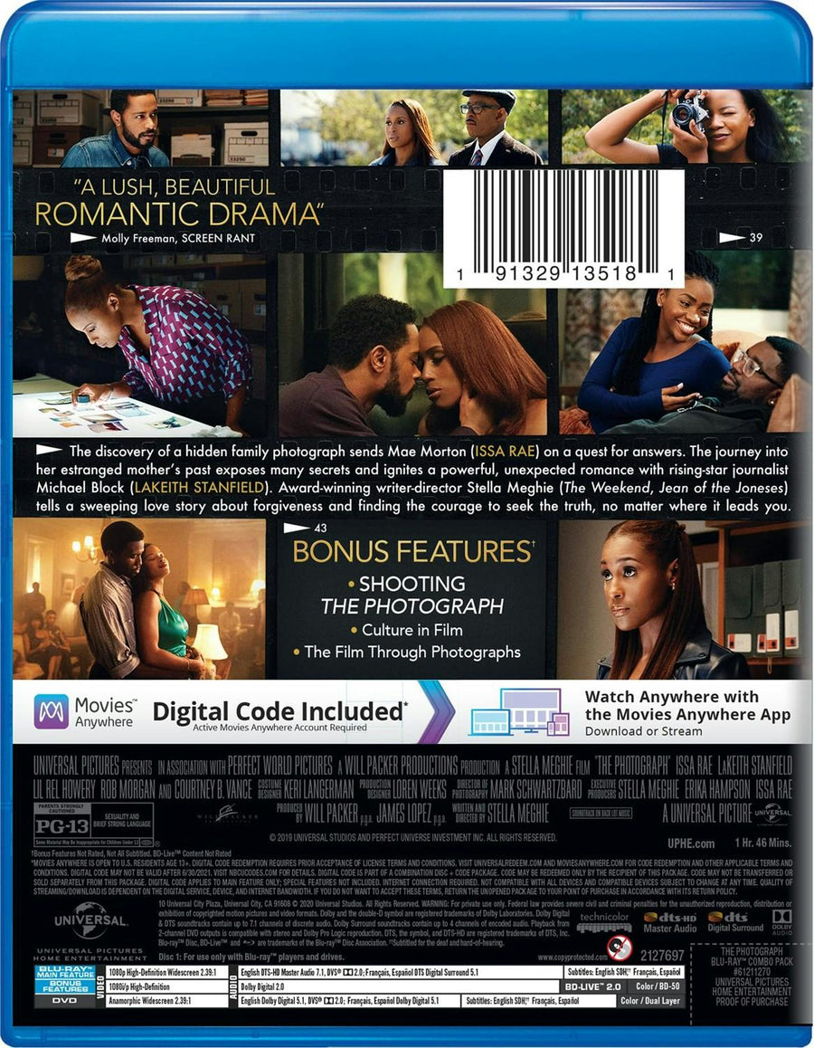 The Photograph (DVD + Digital) [Blu-ray]