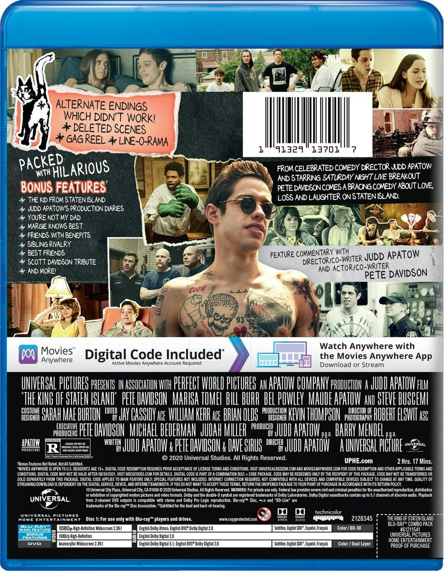 The King of Staten Island (DVD + Digital) [Blu-ray]