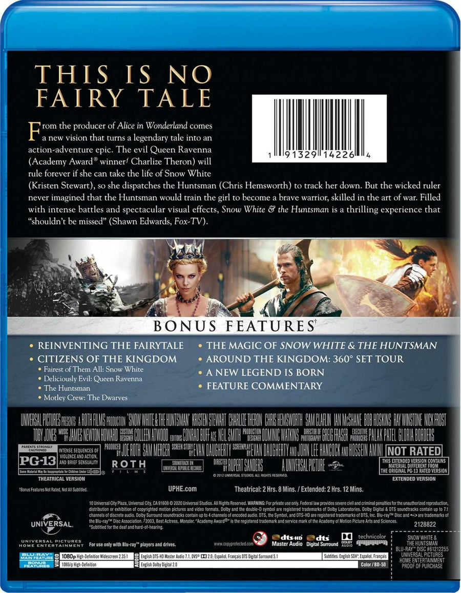 Snow White and the Huntsman (Extended Edition) [Blu-ray]