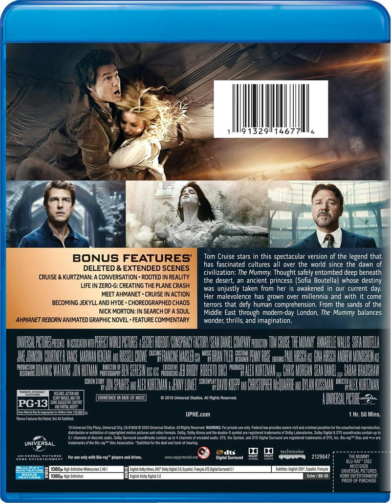 The Mummy (2017) (Blu-ray New Box Art) [Blu-ray]