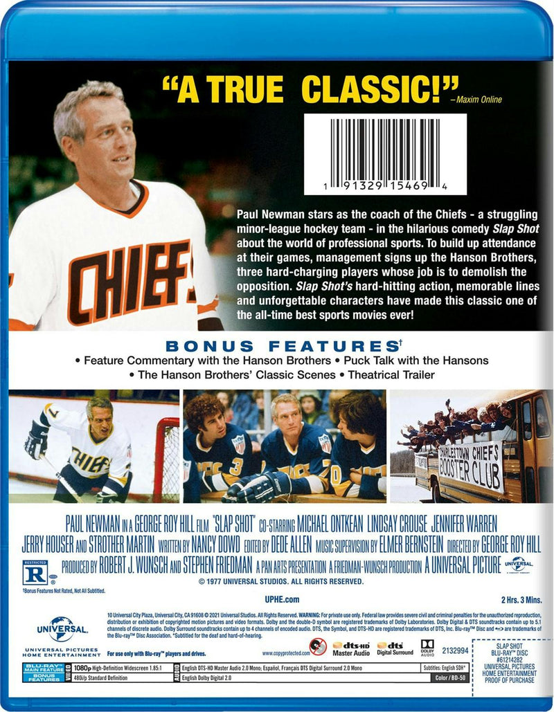 Slap Shot (Blu-ray New Box Art) [Blu-ray]