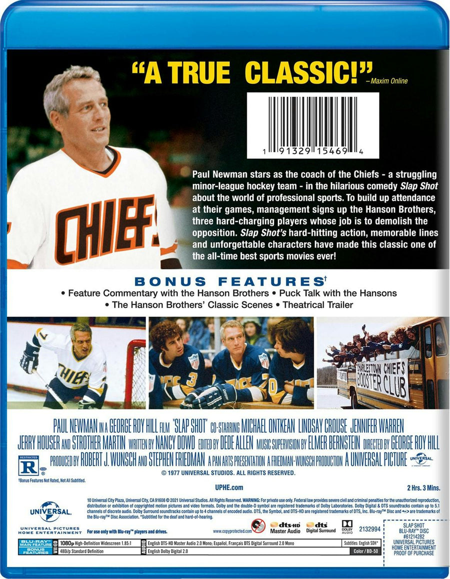 Slap Shot (Blu-ray New Box Art) [Blu-ray]