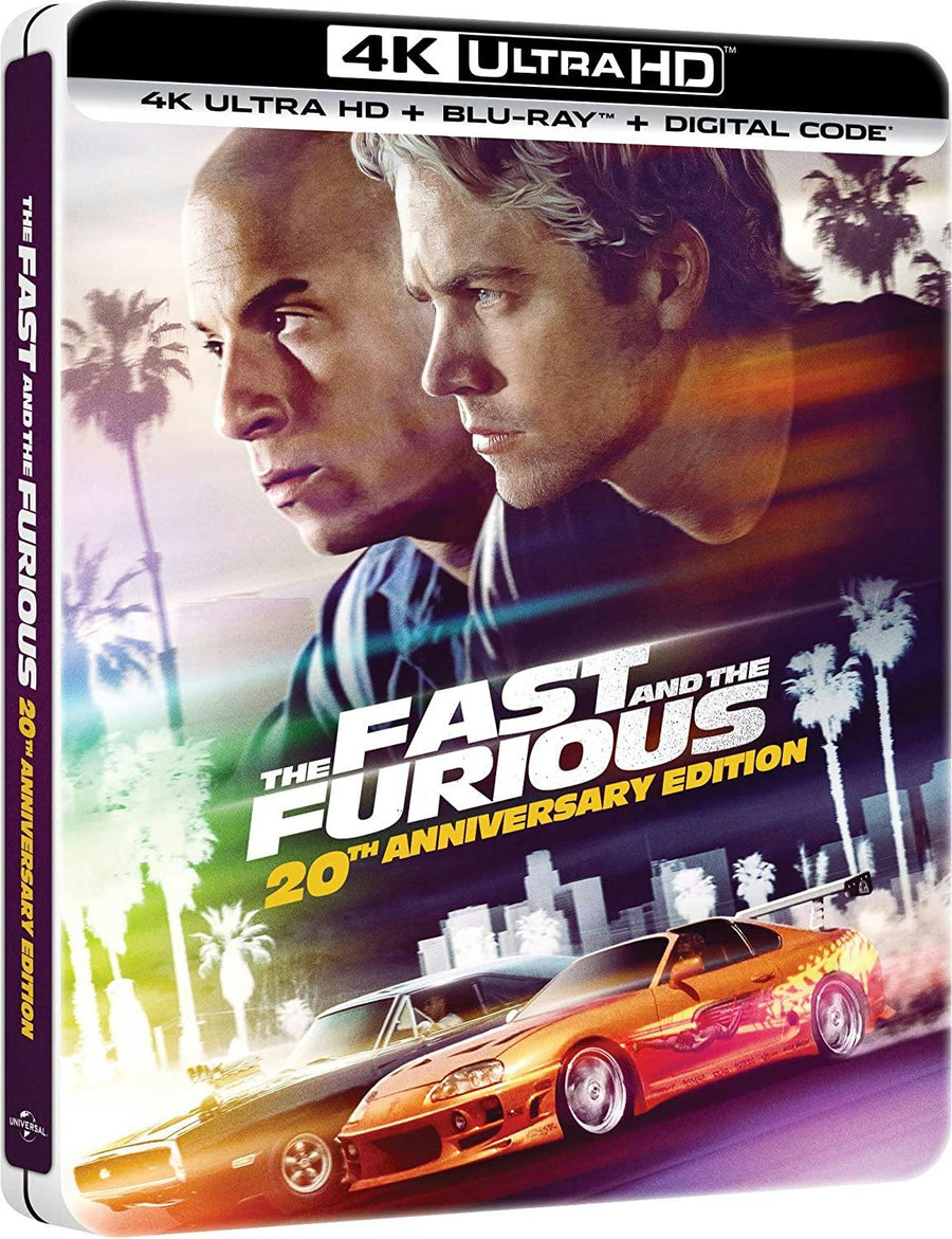 The Fast and the Furious Limited Edition Steelbook (Includes Blu-ray + Digital Code) [UHD]