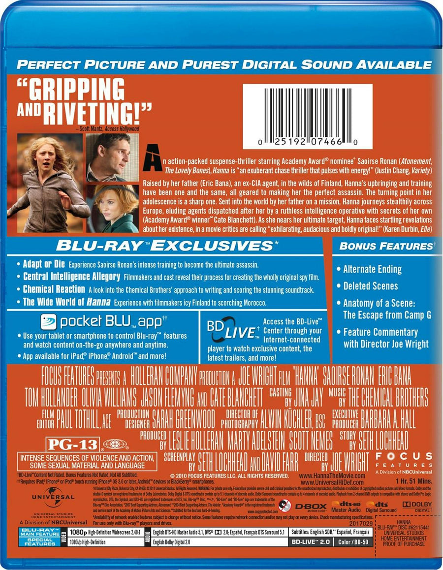 Hanna [Blu-ray]