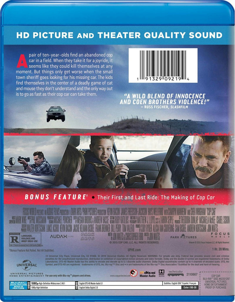Cop Car [Blu-ray]