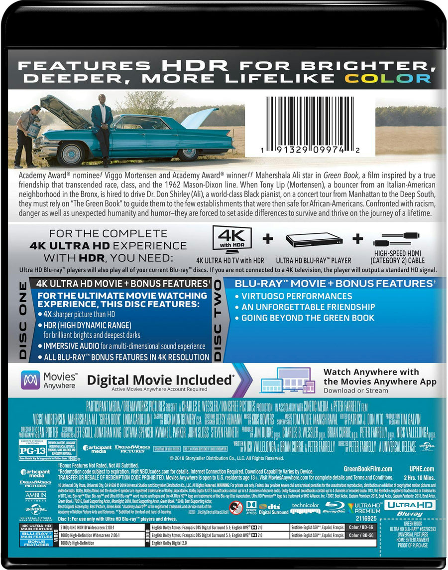 Green Book (4K Ultra HD) [UHD]
