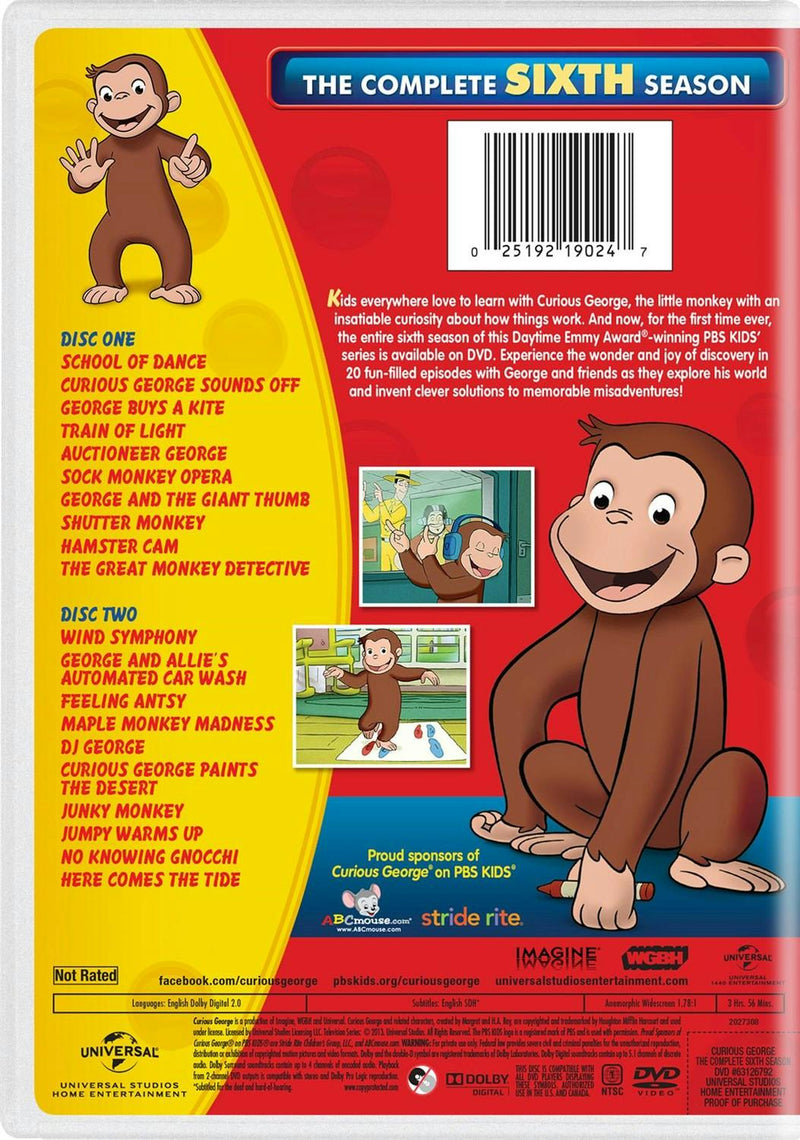 Curious George: The Complete Sixth Season [DVD]