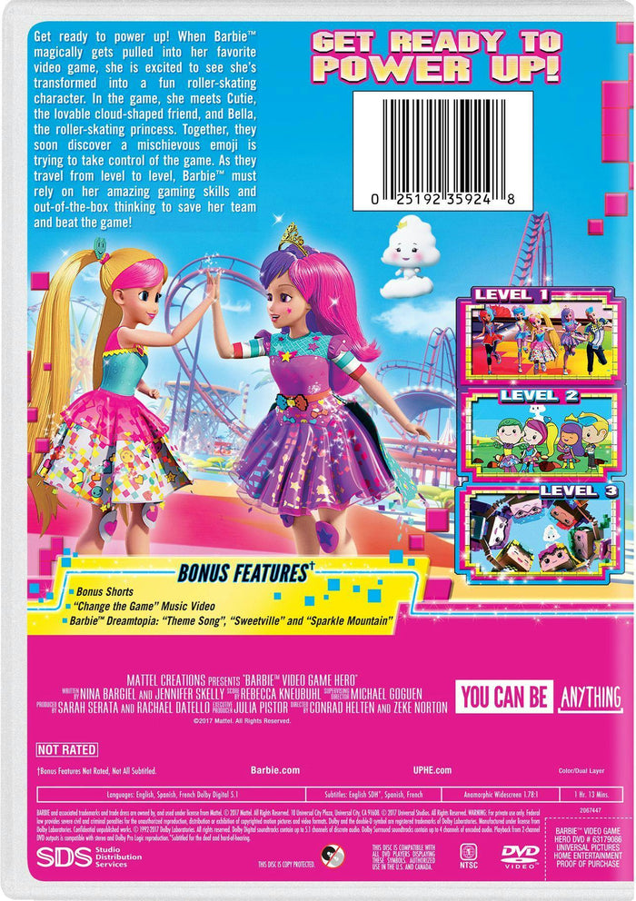Barbie: Video Game Hero (DVD + Digital HD) [DVD]