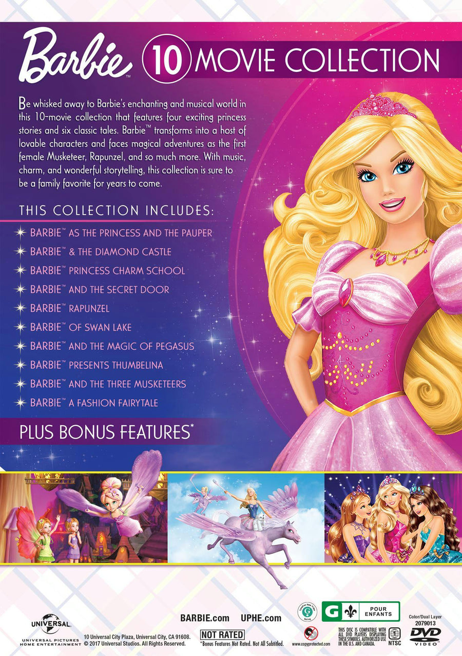 Barbie: 10-movie Classic Princess Collection (Box Set) [DVD]