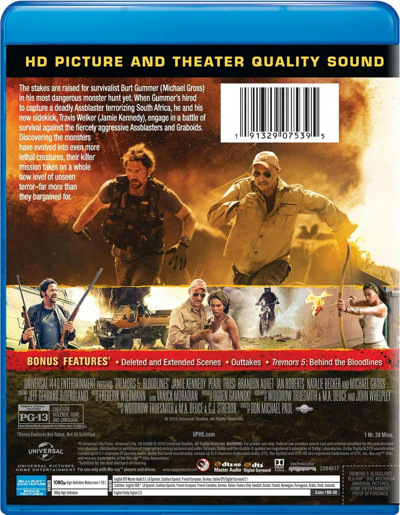 Tremors 5 - Bloodlines [Blu-ray]