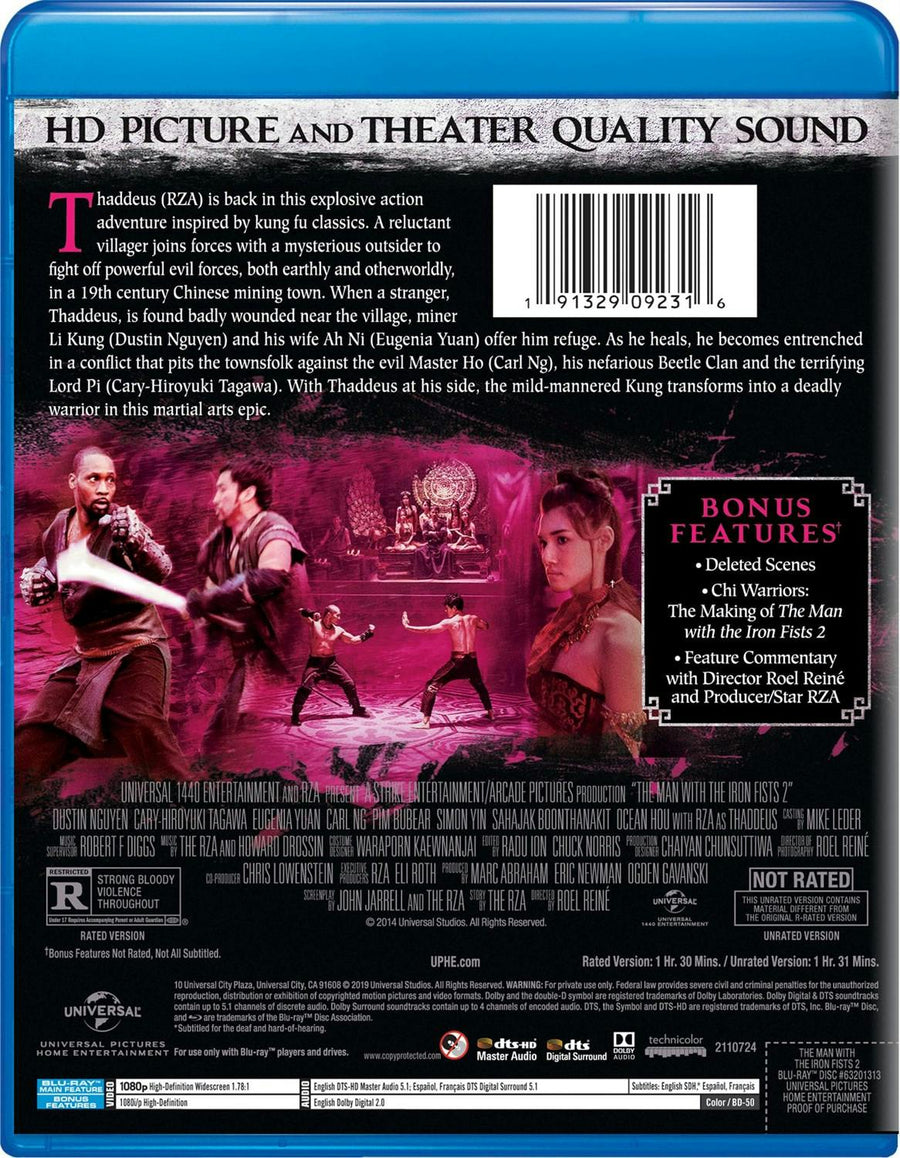 The Man with the Iron Fists 2 [Blu-ray]