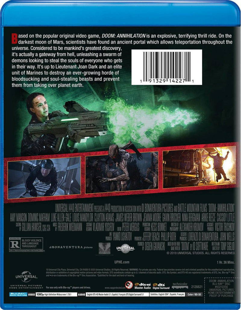 Doom: Annihilation (Blu-ray New Box Art) [Blu-ray]