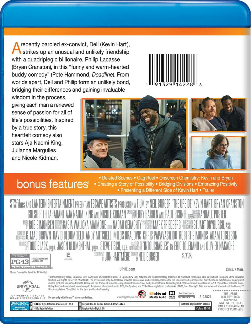 The Upside (Blu-ray New Box Art) [Blu-ray]