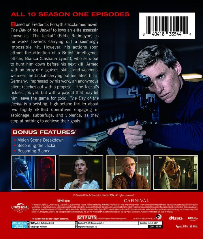 The Day of the Jackal: Season One [Blu-ray] [Blu-ray]