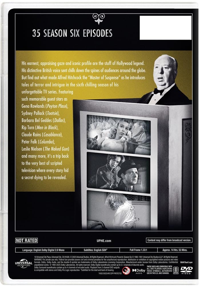 Alfred Hitchcock Presents: Season Six [DVD]