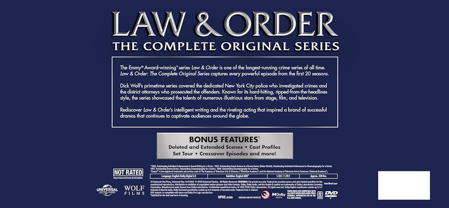 LAW & ORDER: THE COMPLETE ORIGINAL SERIES [DVD]