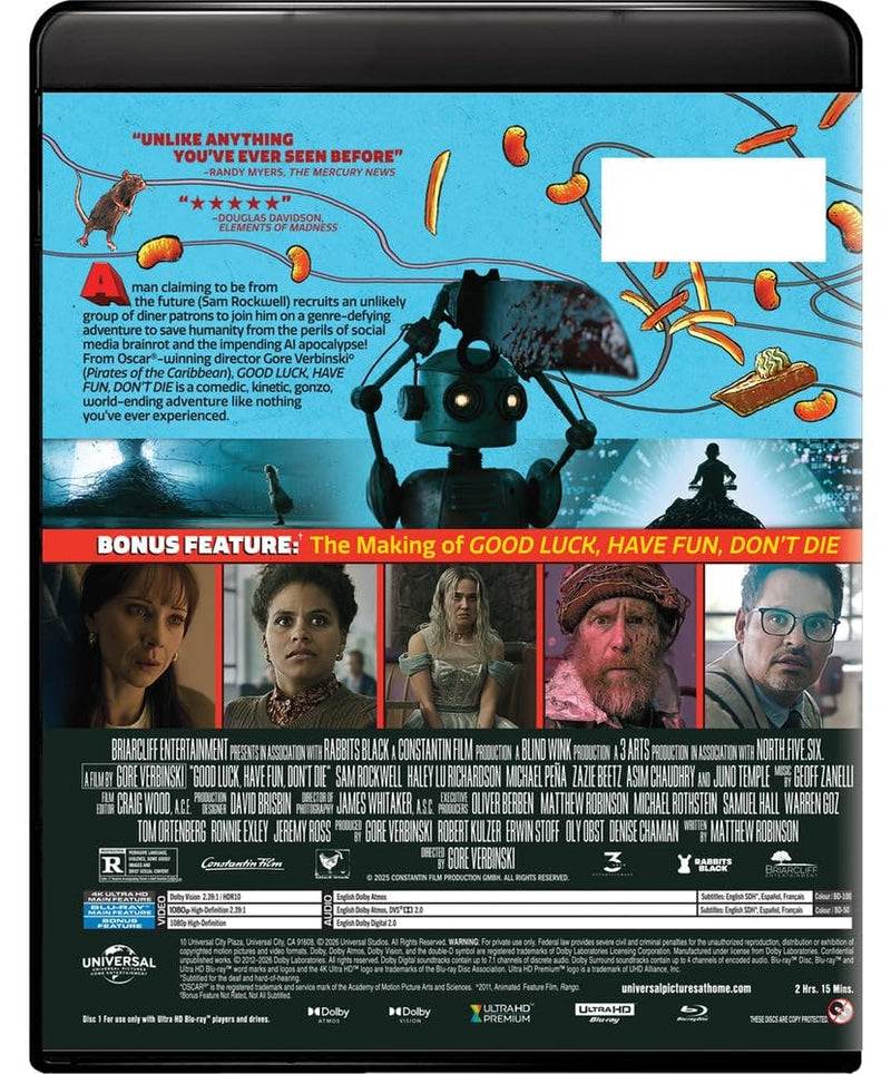Good Luck, Have Fun, Don’t Die (4K Ultra HD + Blu-ray) [UHD]