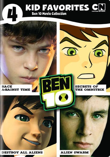 4 Kid Favorites: Cartoon Network Classic Ben 10 Movies [DVD]